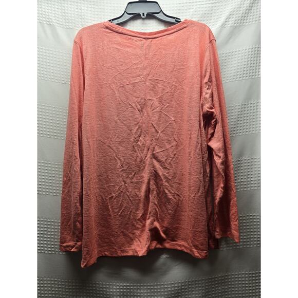 Gap Tshirt Womens Size XL Long Sleeve Scoop Neck - Picture 5 of 6